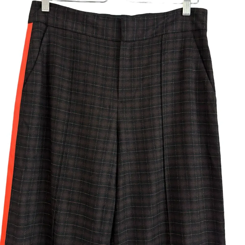 Alice + Olivia Dylan Plaid High Waist Wide Leg Pants - Picture 12 of 16